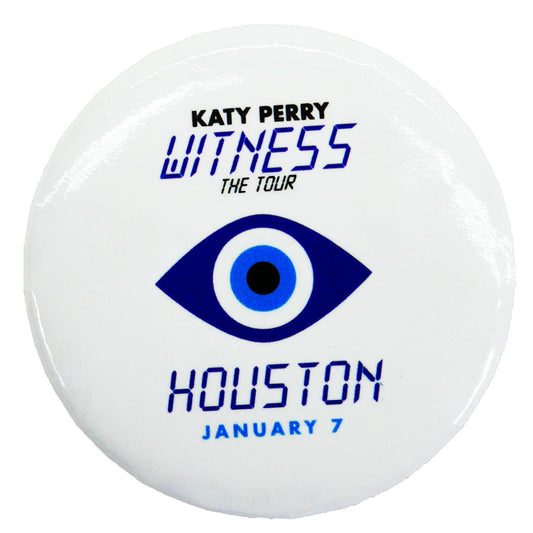 Katy Perry Witness The Tour Houston January 7 Button Front
