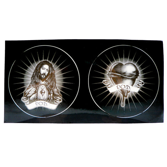 P.O.D. 2 Piece Sticker Set Sticker Set Front