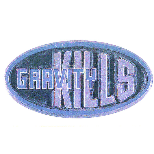 Gravity Kills Logo Peel & Rub Sticker Front