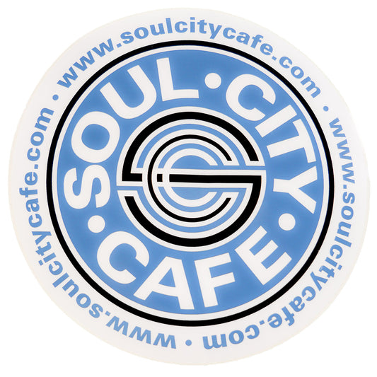 Soul City Cafe Round Logo Sticker Front