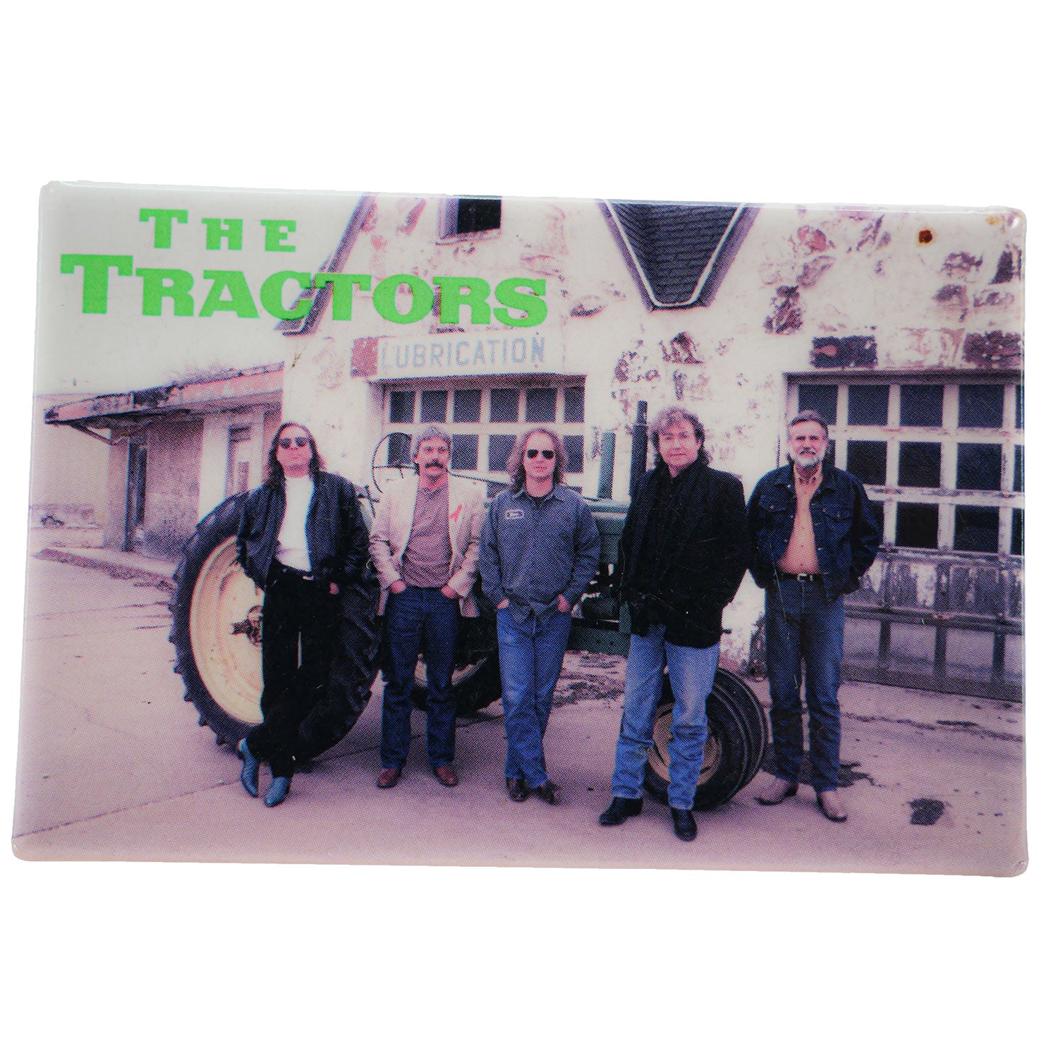 The Tractors Logo & Photo Magnet Front