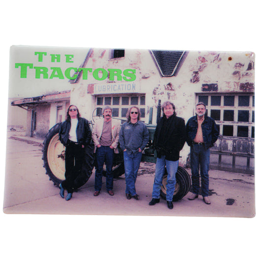 The Tractors Logo & Photo Magnet Front