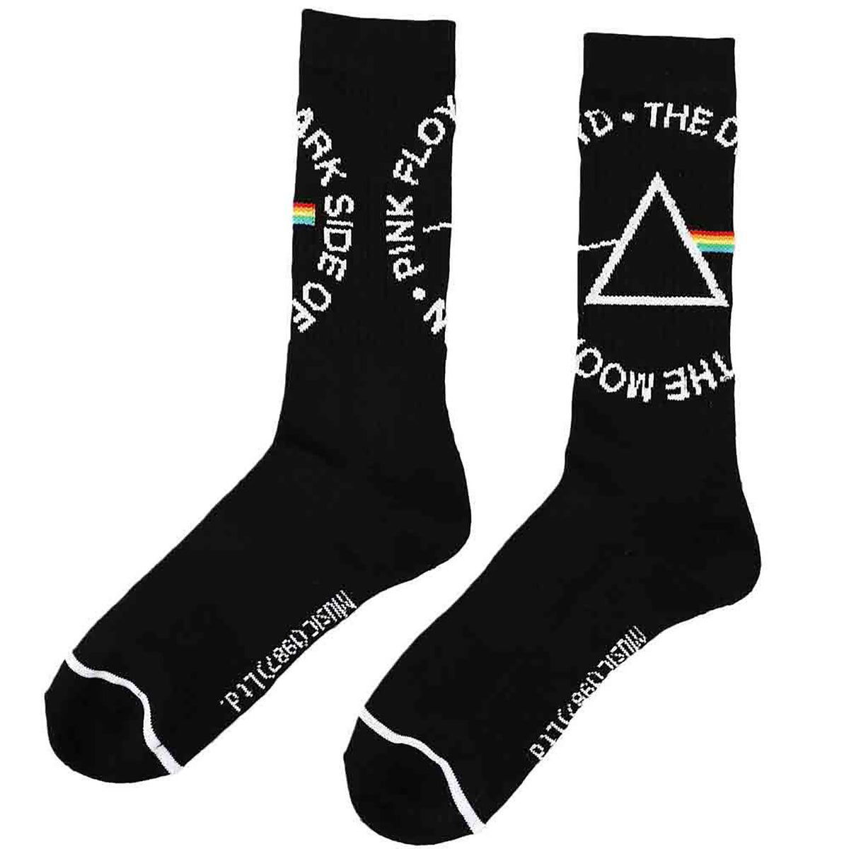 Pink Floyd Dark Side of the Moon Crew Socks Socks Back