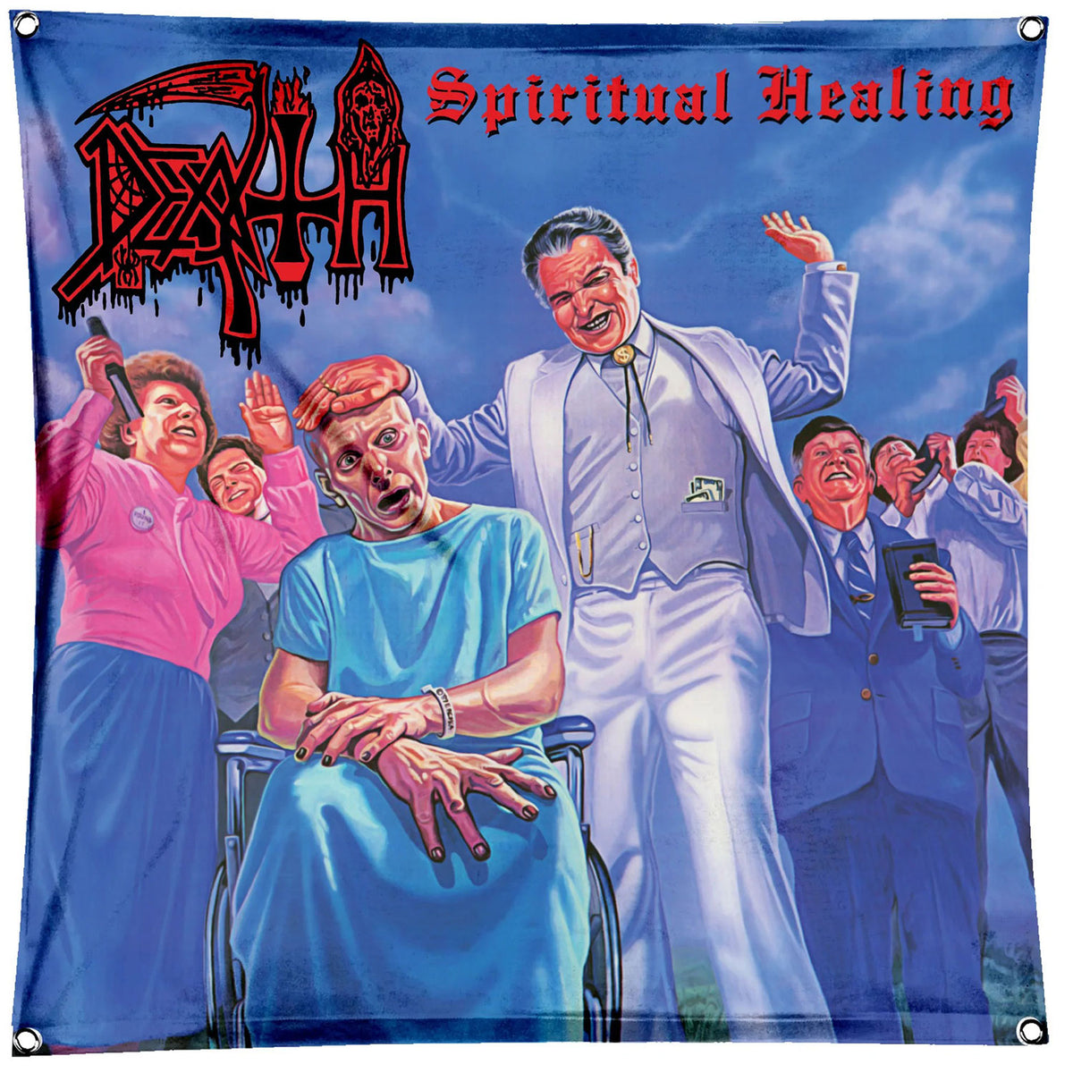 Death Spiritual Healing Flag Poster Flag Front