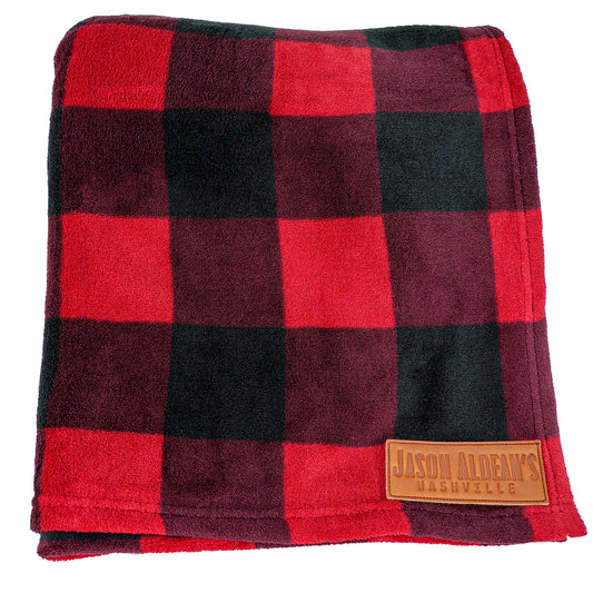 Jason Aldean's Nashville Plush Blanket Front