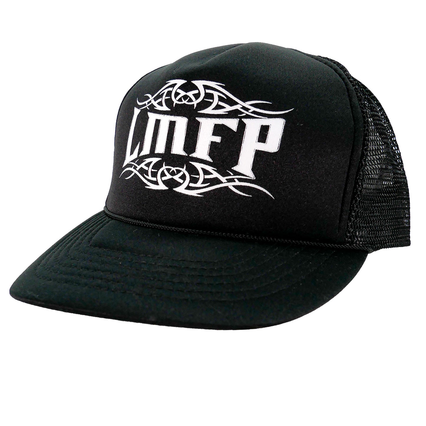 Lisa Marie Presley LMFP Tribal Logo Trucker Cap Front