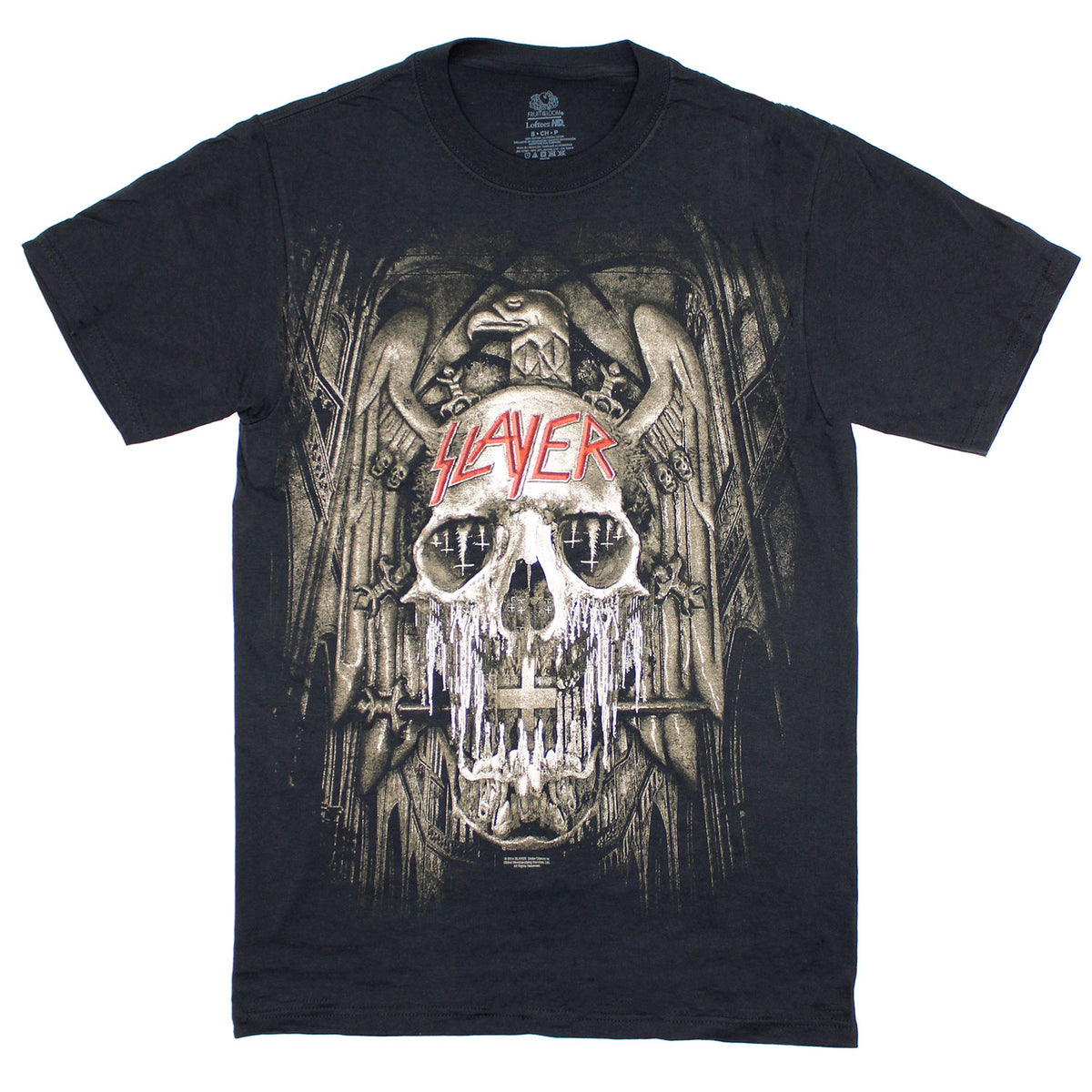 Slayer Melting on Eagle Tee T-shirt Front