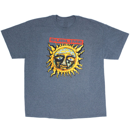 Red Box Logo Over Sun T-shirt