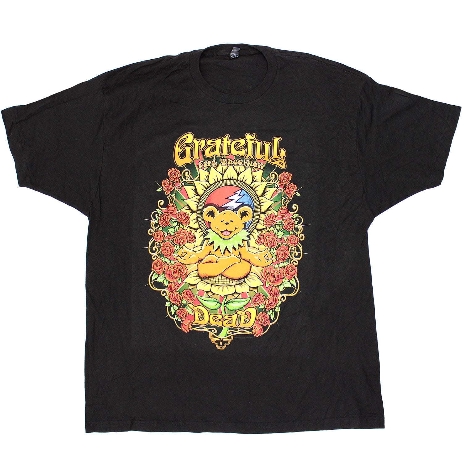 Grateful Dead Fare Thee Well Meditating Bear T-shirt Front