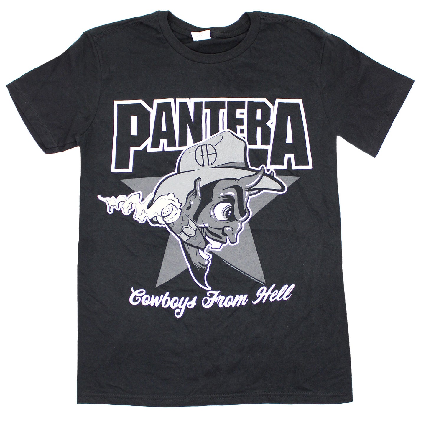 Cowboys From Hell Cartoon Devil T-shirt