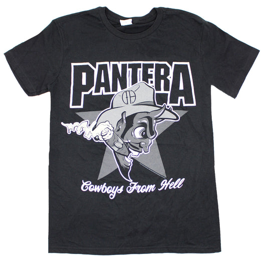 Pantera Cowboys From Hell Cartoon Devil T-shirt