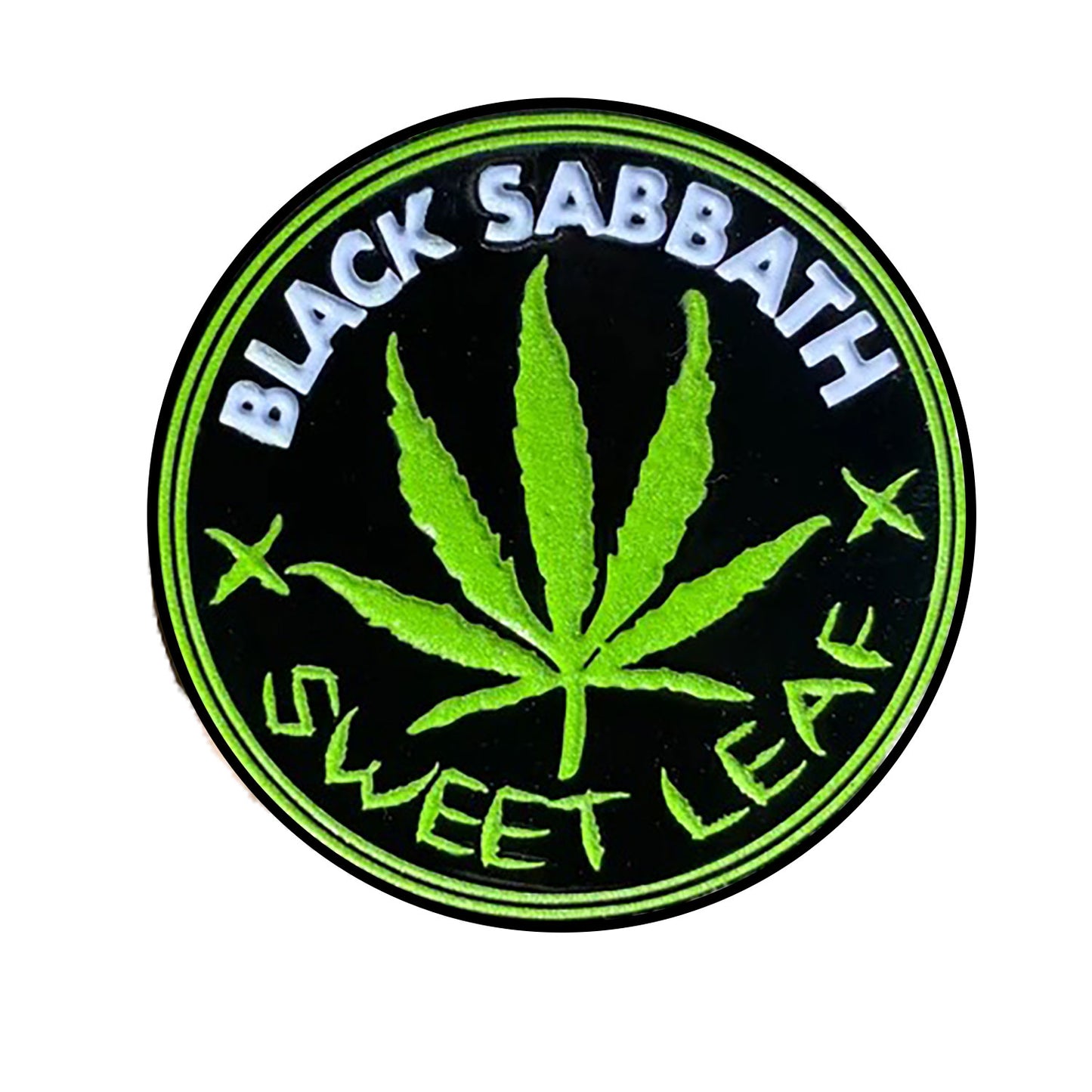 Black Sabbath Sweet Leaf Enamel Pin Pewter Pin Badge