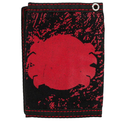 Spider-Man Red Spider Nylon Wallet Tri-Fold Wallet Back
