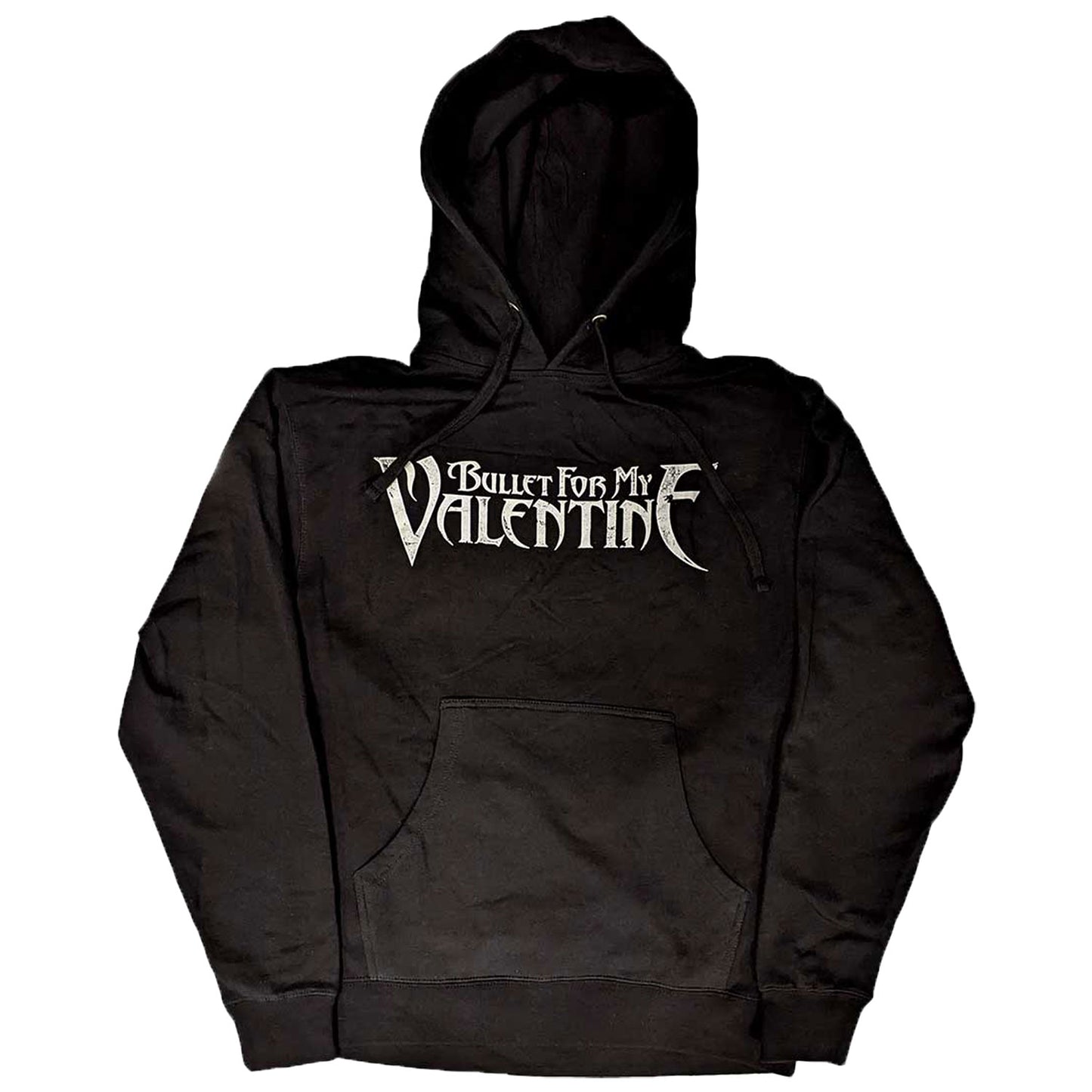 Bullet For My Valentine Logo & Raven Hooded Sweatshirt Front