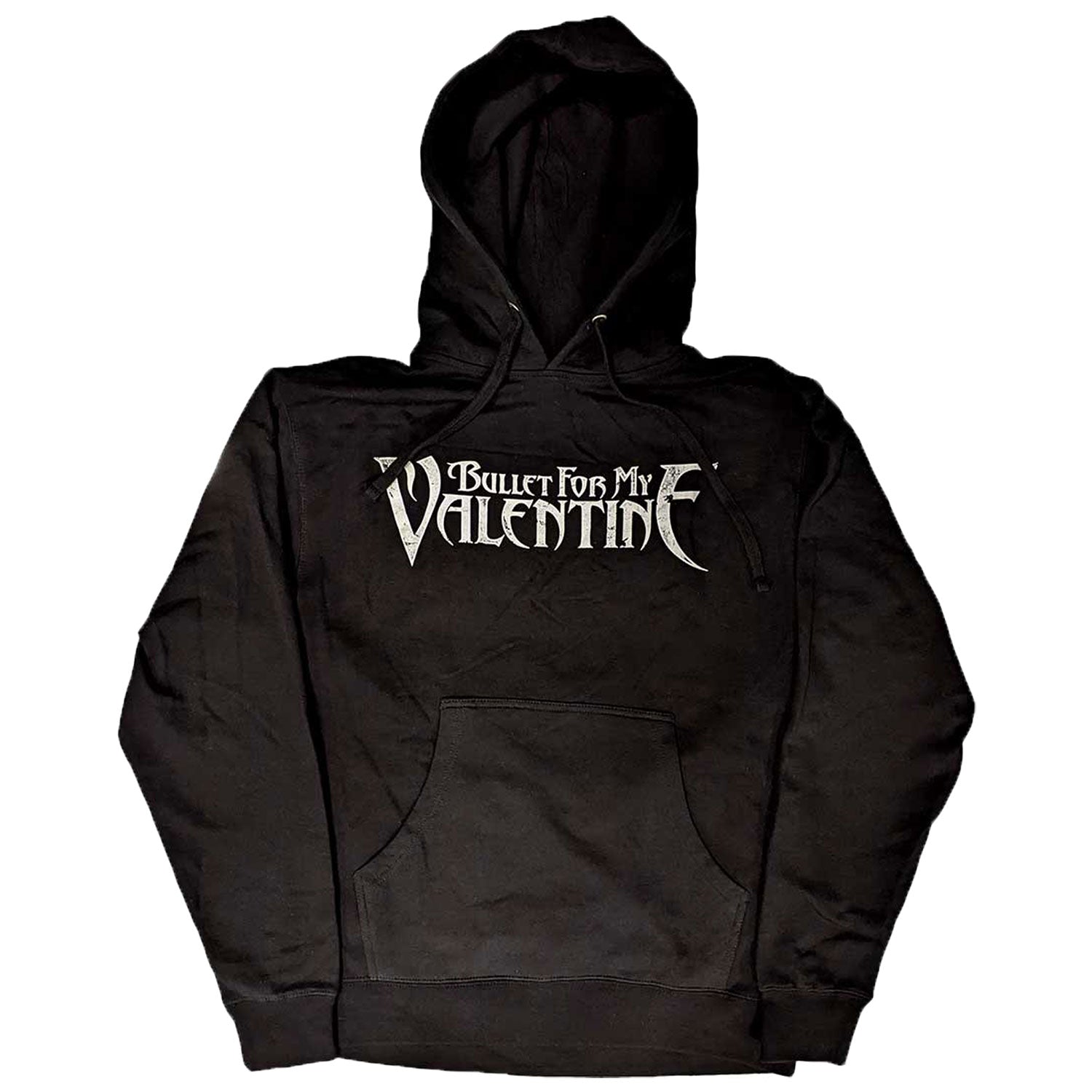 Bullet For My Valentine Logo & Raven Hooded Sweatshirt Front