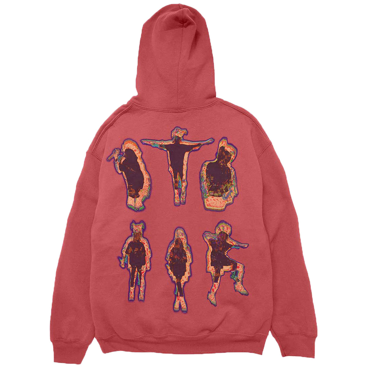 Billie Eilish Silhouettes Hooded Sweatshirt Back