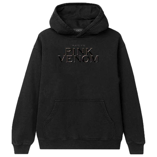 BlackPink Pink Venom Oil Stroke Hooded Sweatshirt Front