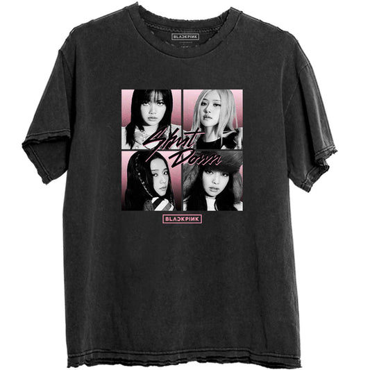 BlackPink Shut Down Photo Grid T-shirt