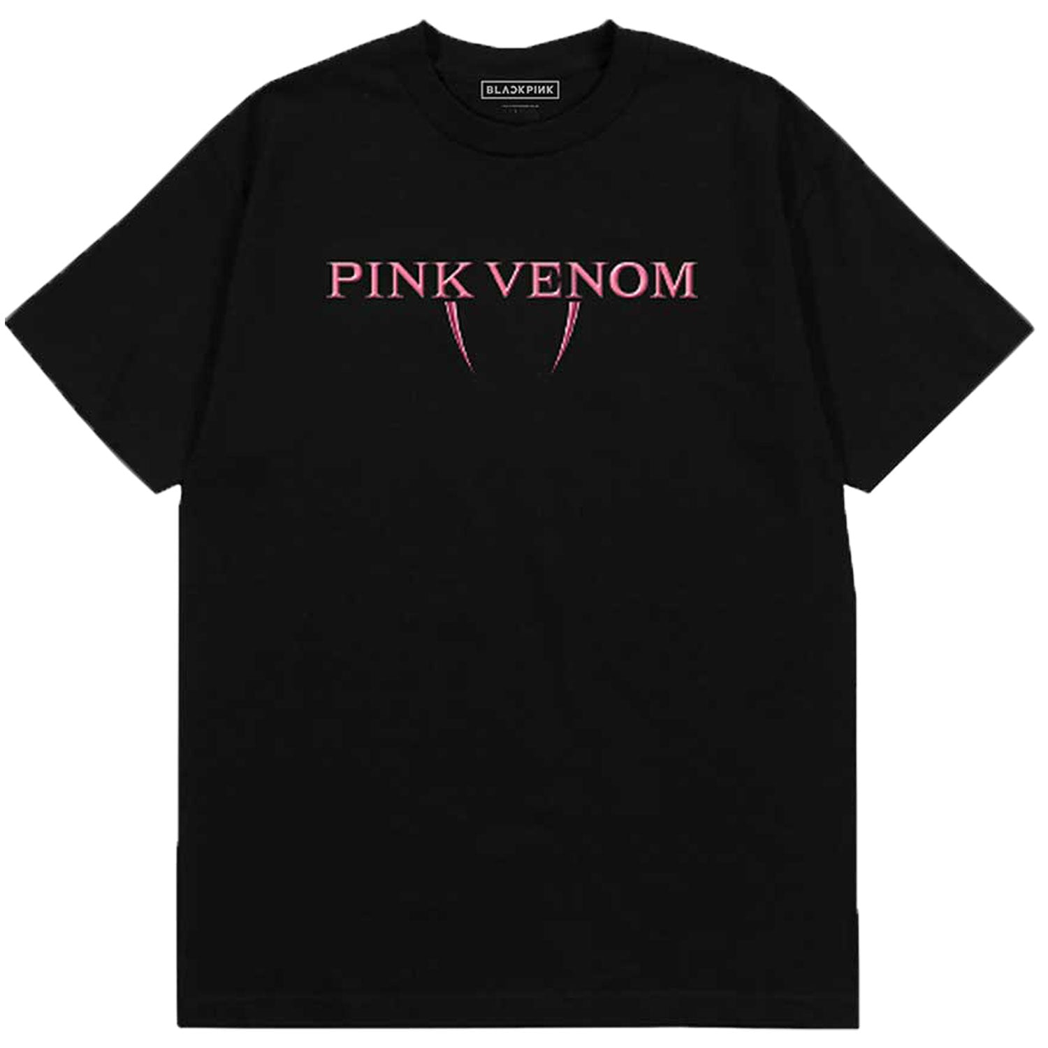 BlackPink Pink Venom Logo T-shirt Front