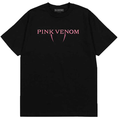 BlackPink Pink Venom Logo T-shirt Front
