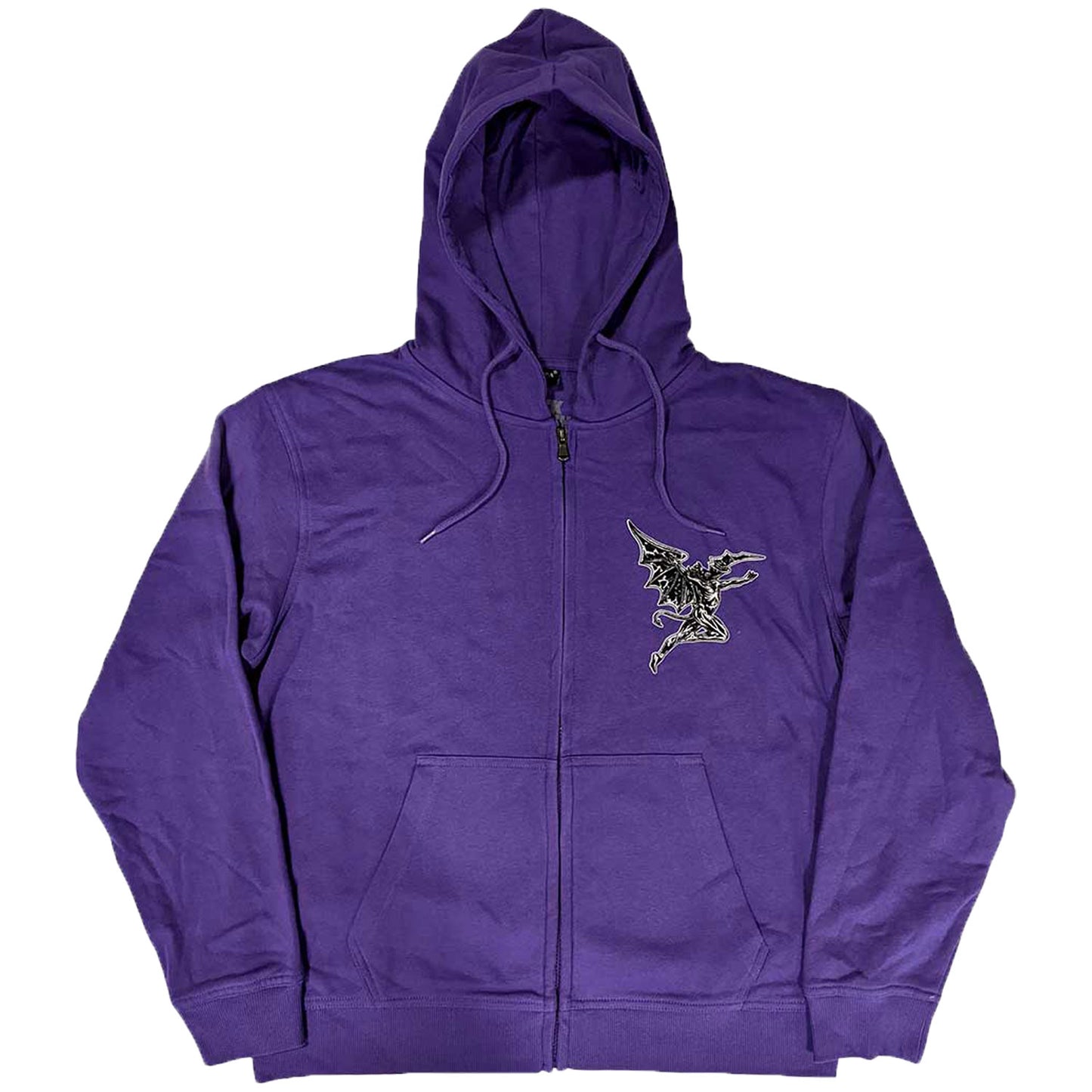 Black Sabbath Henry Pocket Logo Zippered Hooded Sweatshirt Front