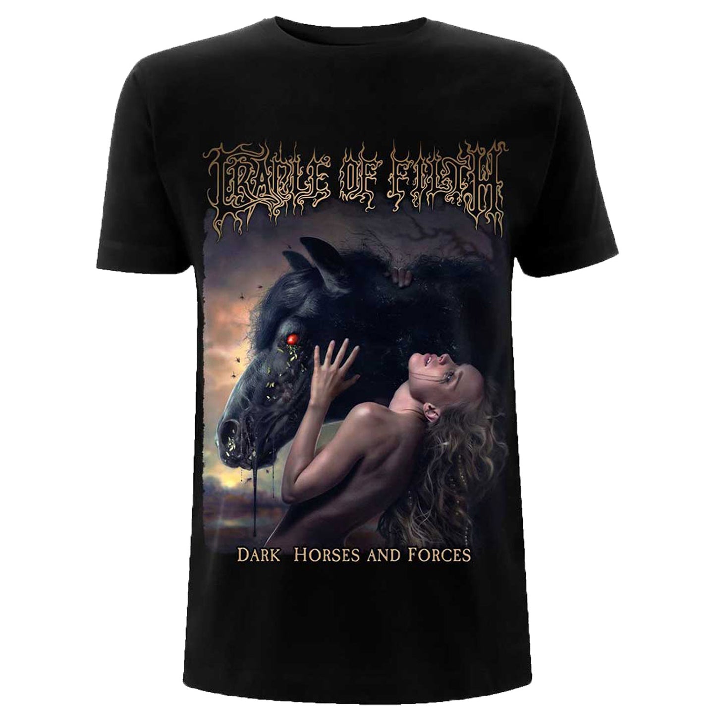 Cradle Of Filth Dark Horses T-shirt Front