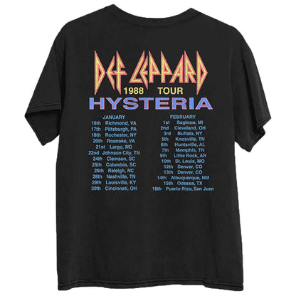 Def Leppard Hysteria '88 T-shirt Back