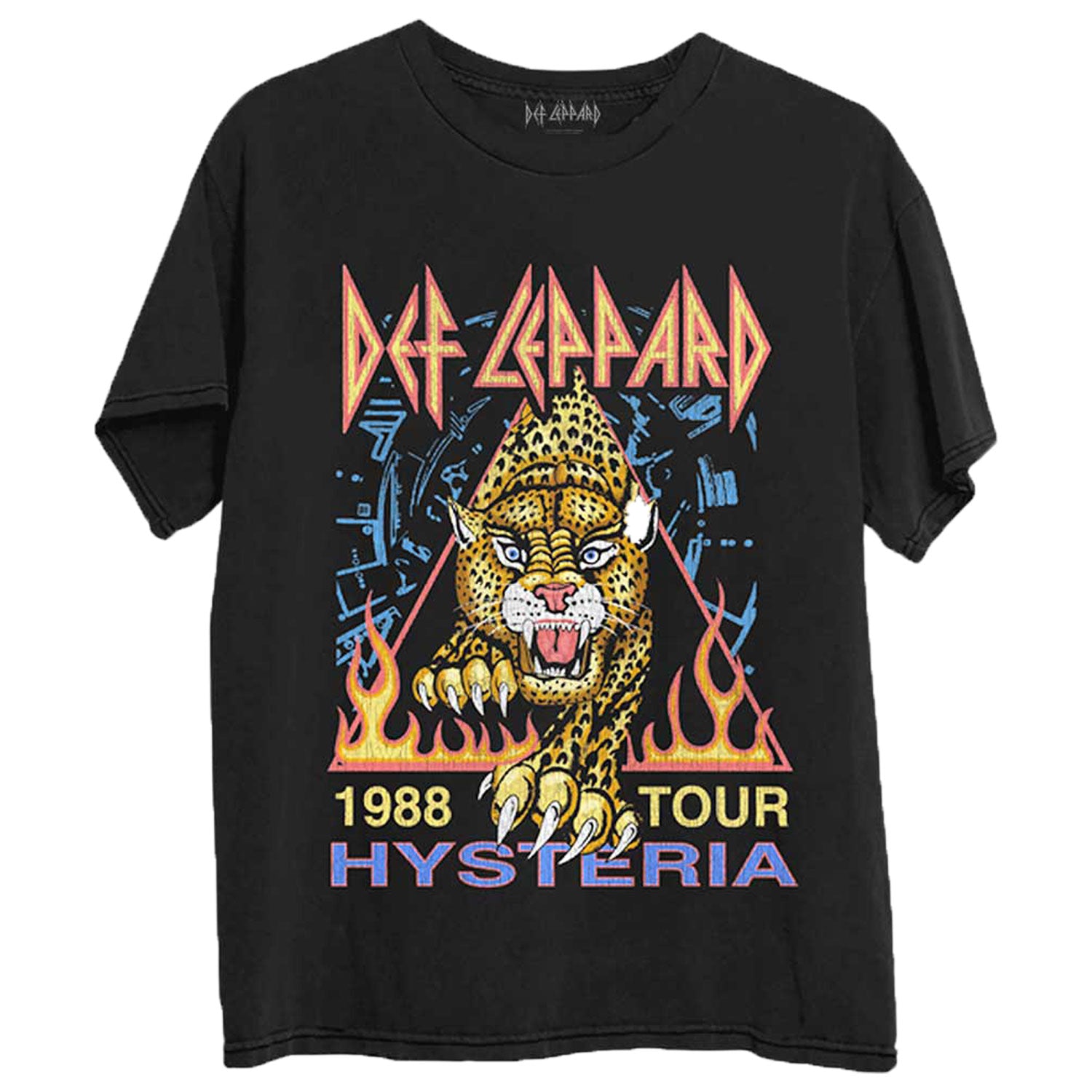 Def Leppard Hysteria '88 T-shirt Front
