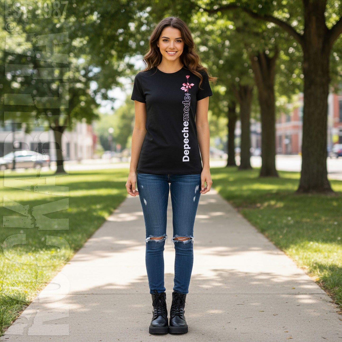 Violator Side Rose Junior Top