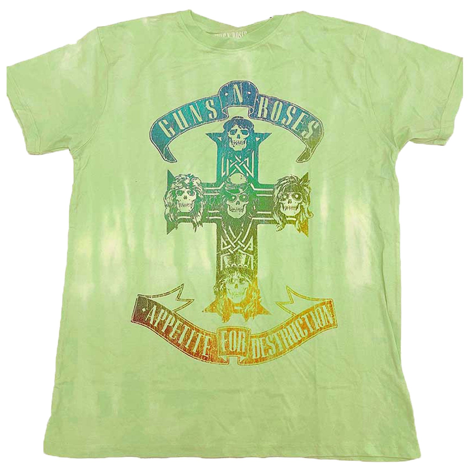 Guns N Roses Gradient Use Your Illusion Tour T-shirt Front
