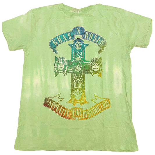 Guns N Roses Gradient Use Your Illusion Tour T-shirt Front