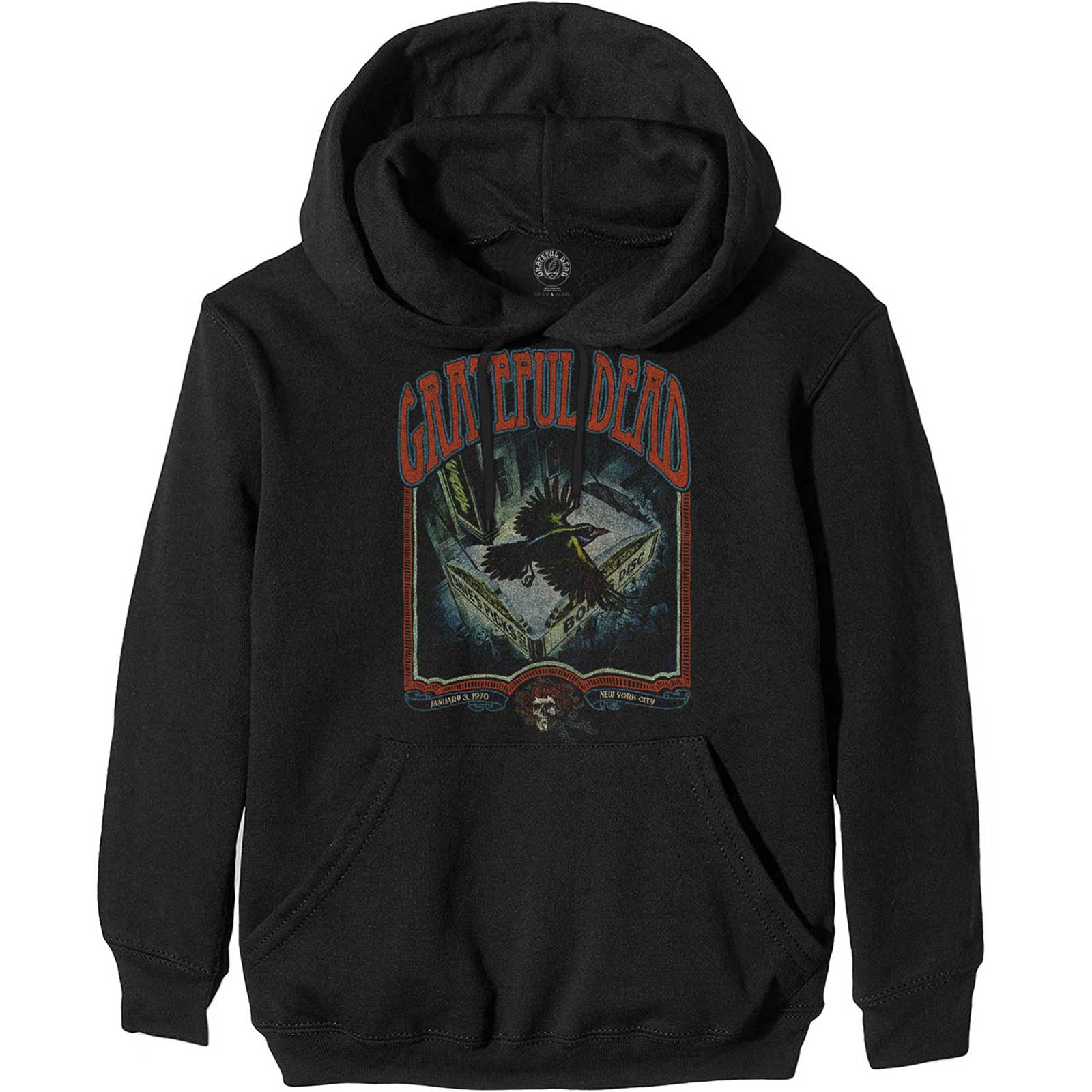 Grateful Dead Vintage Poster Hooded Sweatshirt