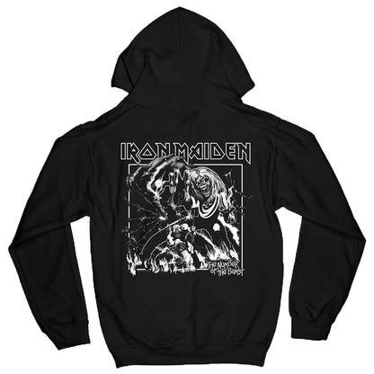 Iron Maiden Number Of The Beast One Colour Hooded Sweatshirt Back