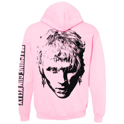 Pink Face Hooded Sweatshirt