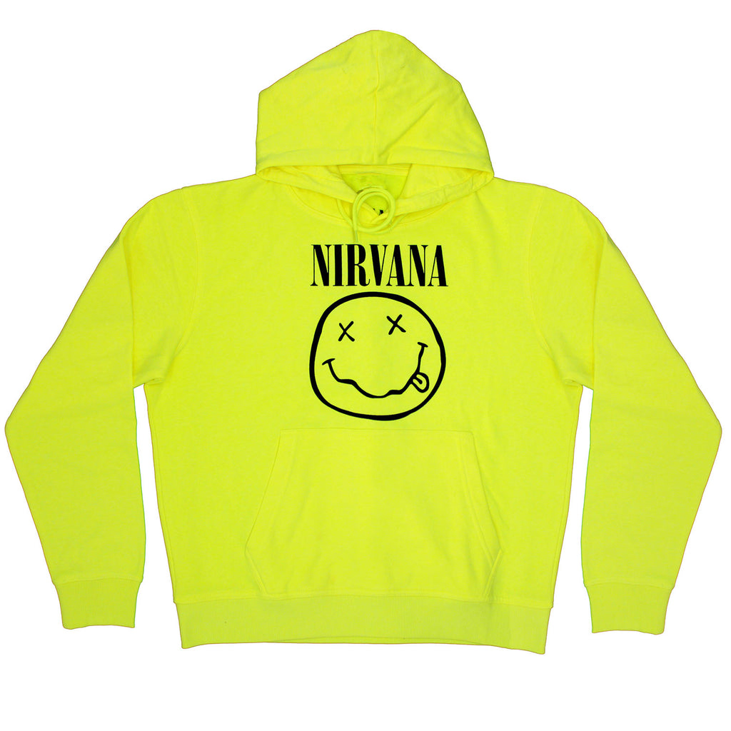 Nirvana Inverse Smiley Hooded Sweatshirt 441699 | Rockabilia Merch Store