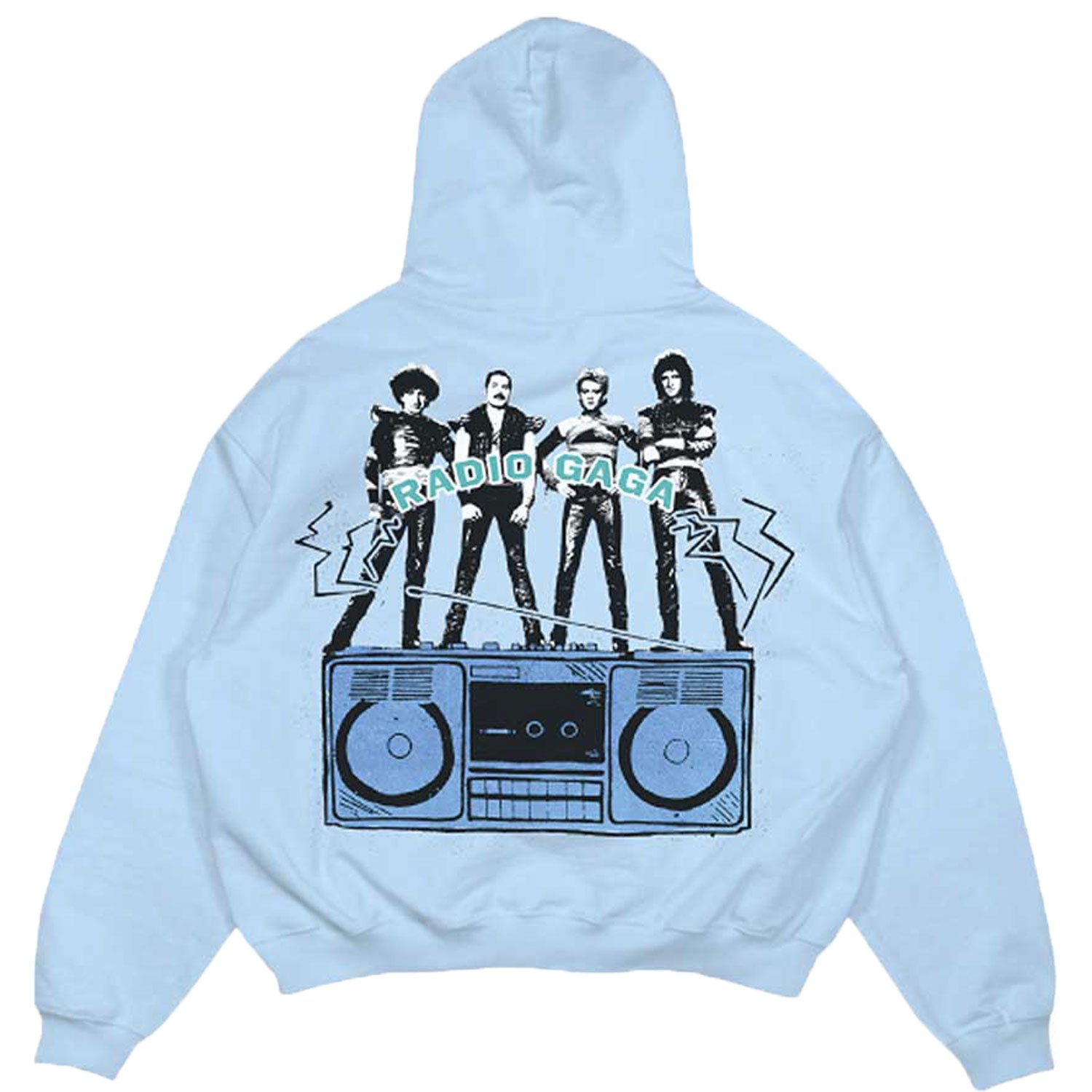Queen Radio Ga Ga Hooded Sweatshirt Back