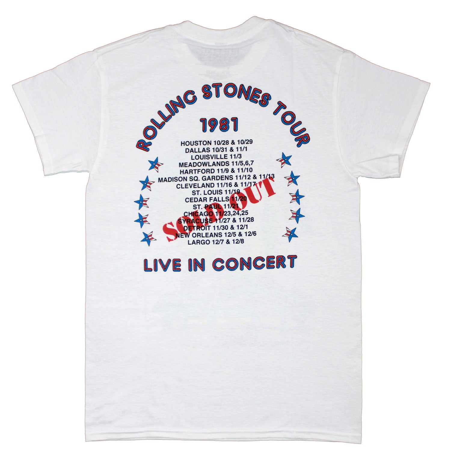 Rolling Stones 81 Tour Dragon T-shirt 441785 | Rockabilia Merch Store