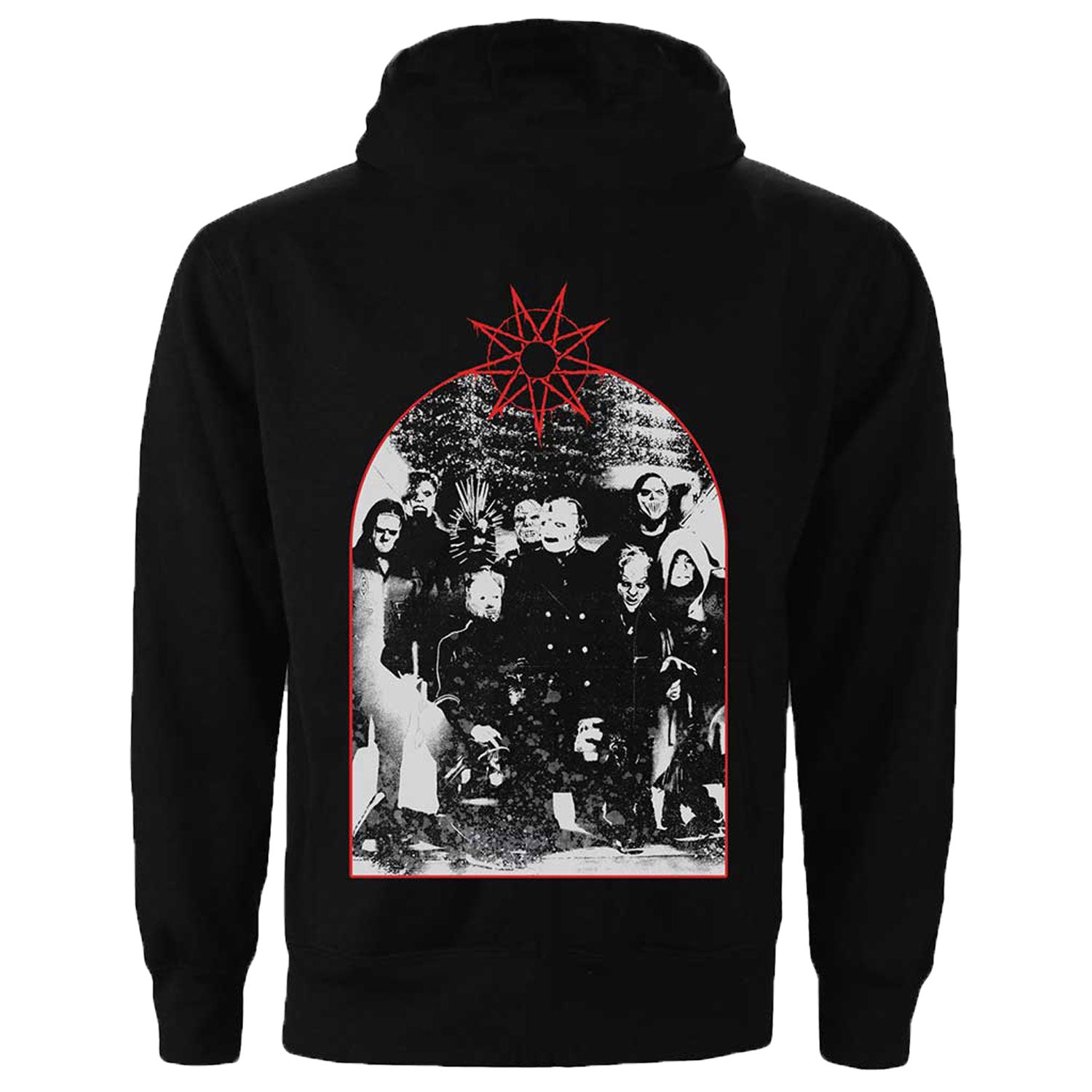Slipknot Arched Group Photo Hooded Sweatshirt