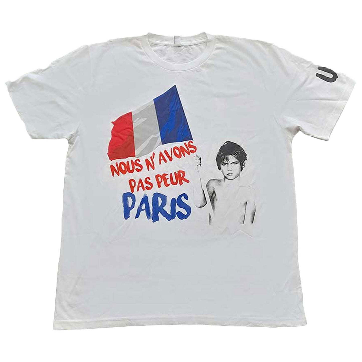 U2 Paris 2015 Nous N'avons Pas Peur T-shirt