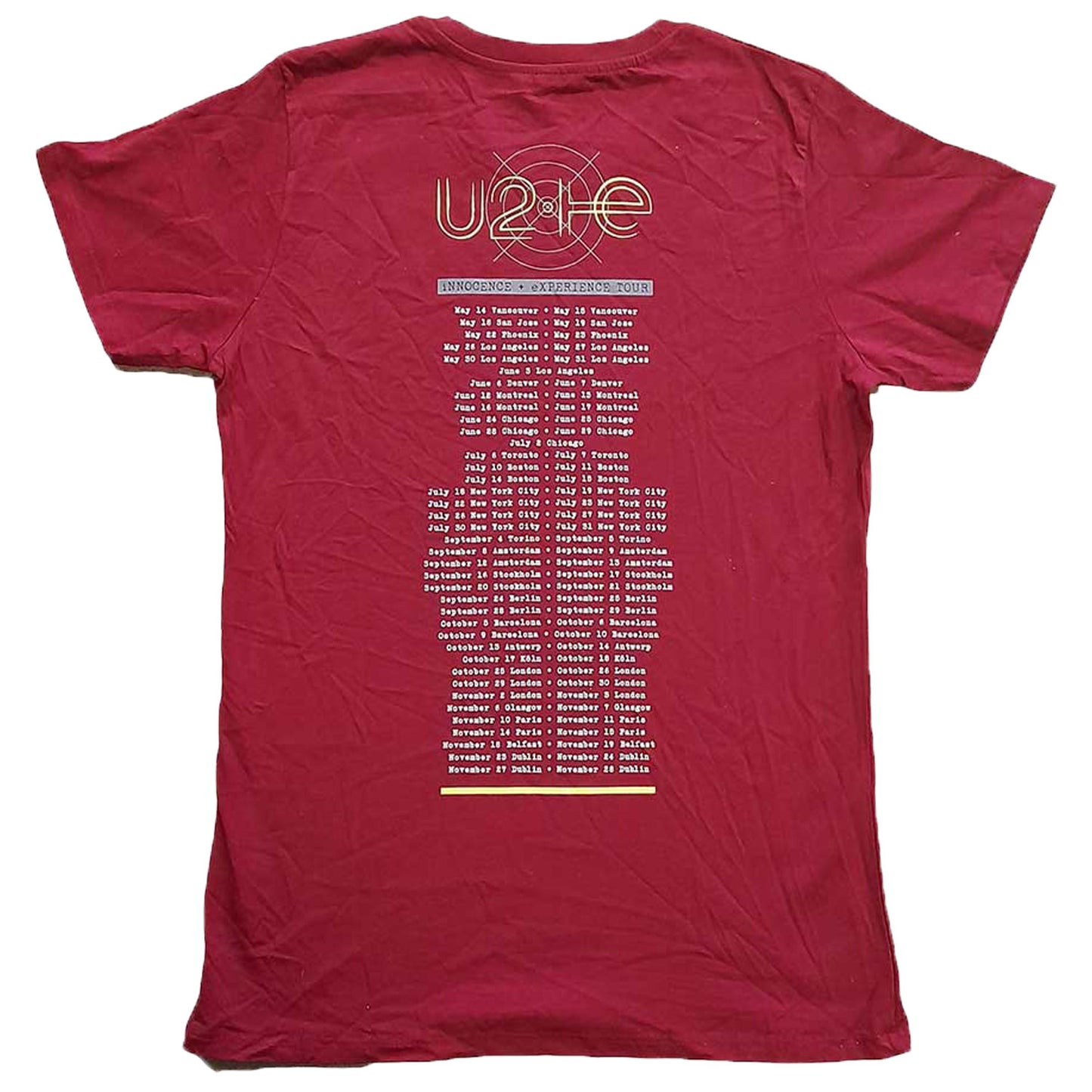 I+e 2015 Tour Dates T-shirt