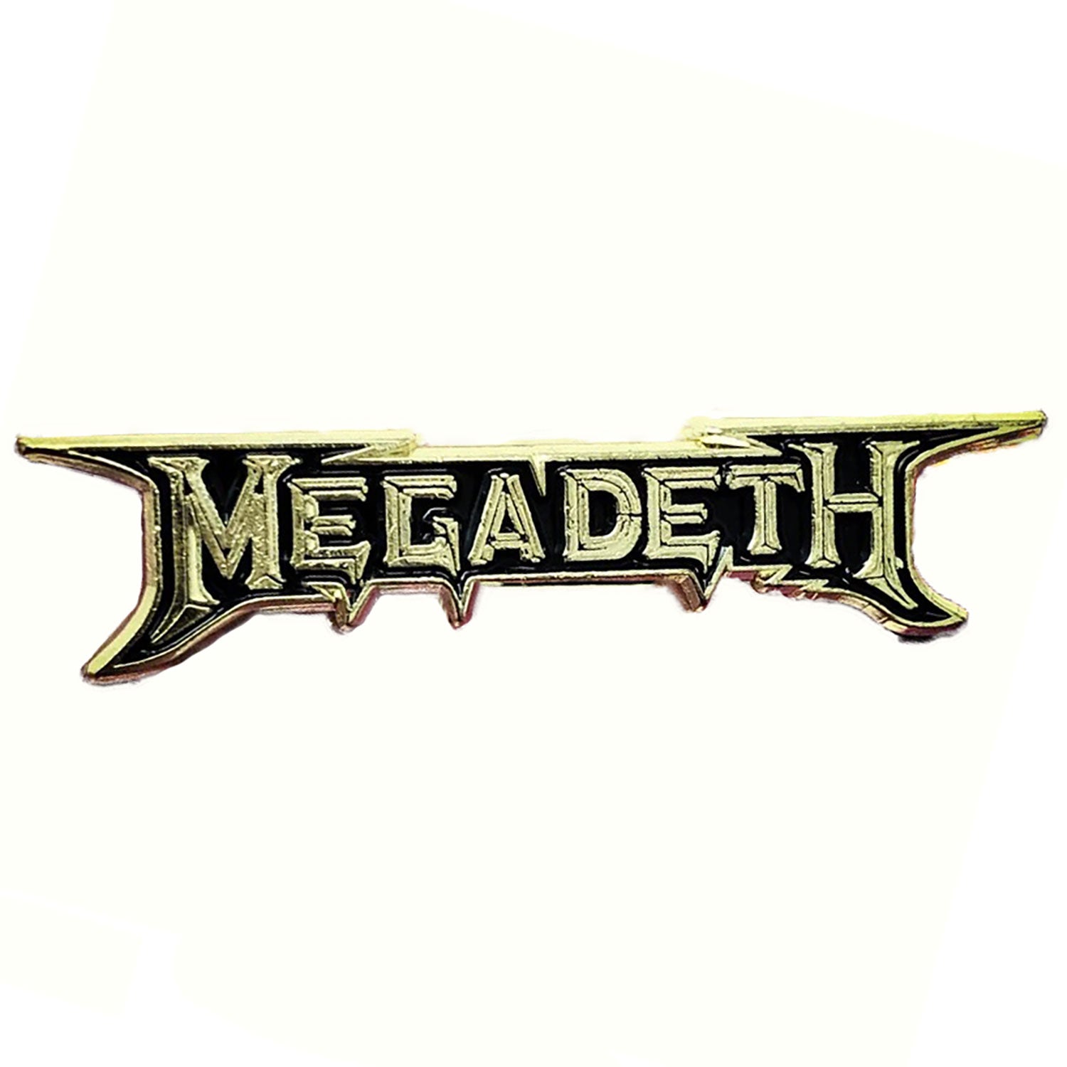 Megadeth Logo Enamel Pin Pewter Pin Badge