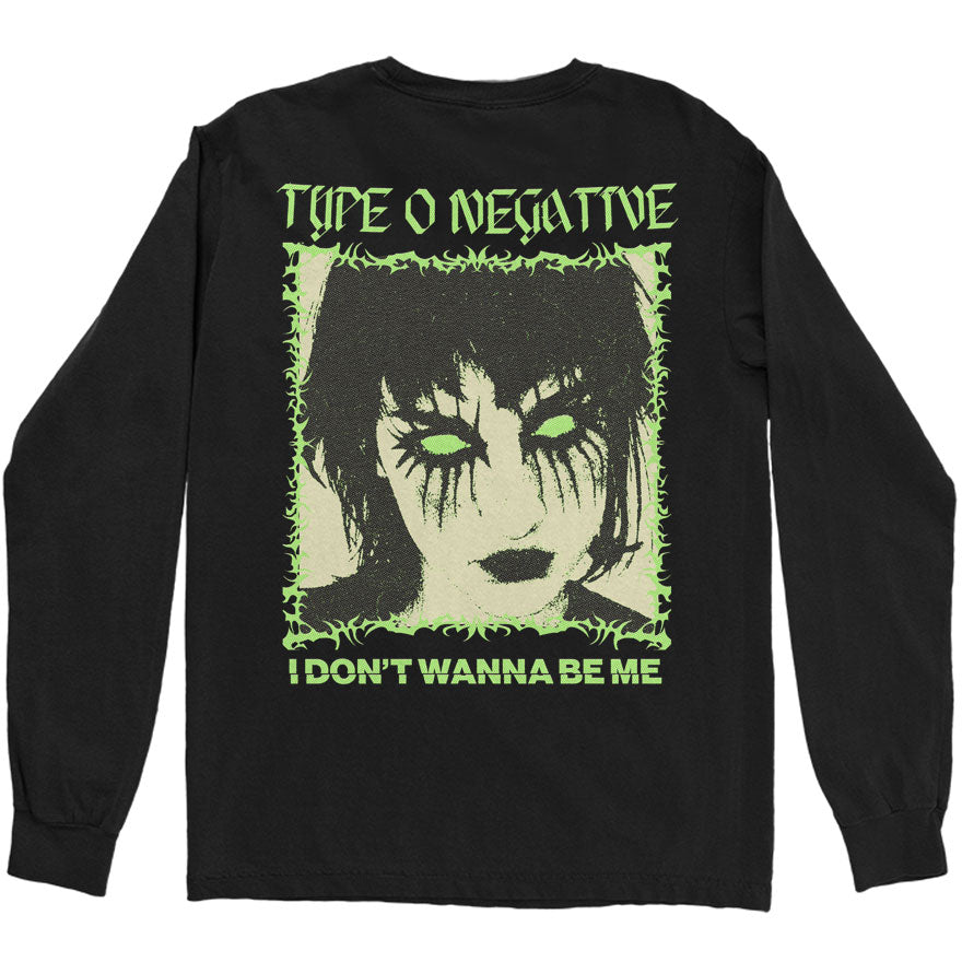 Type O Negative I Don't Wanna Be Me Long Sleeve Back