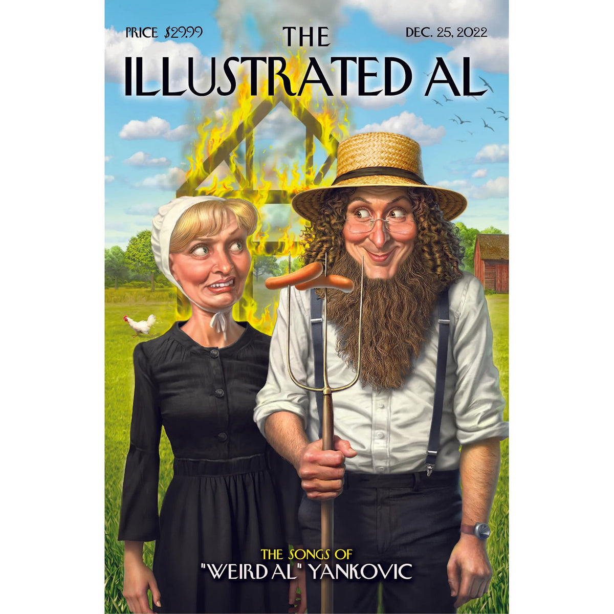 Weird Al Yankovic The Illustrated Al (Mark Fredrickson cover exclusive) Comic Book Front