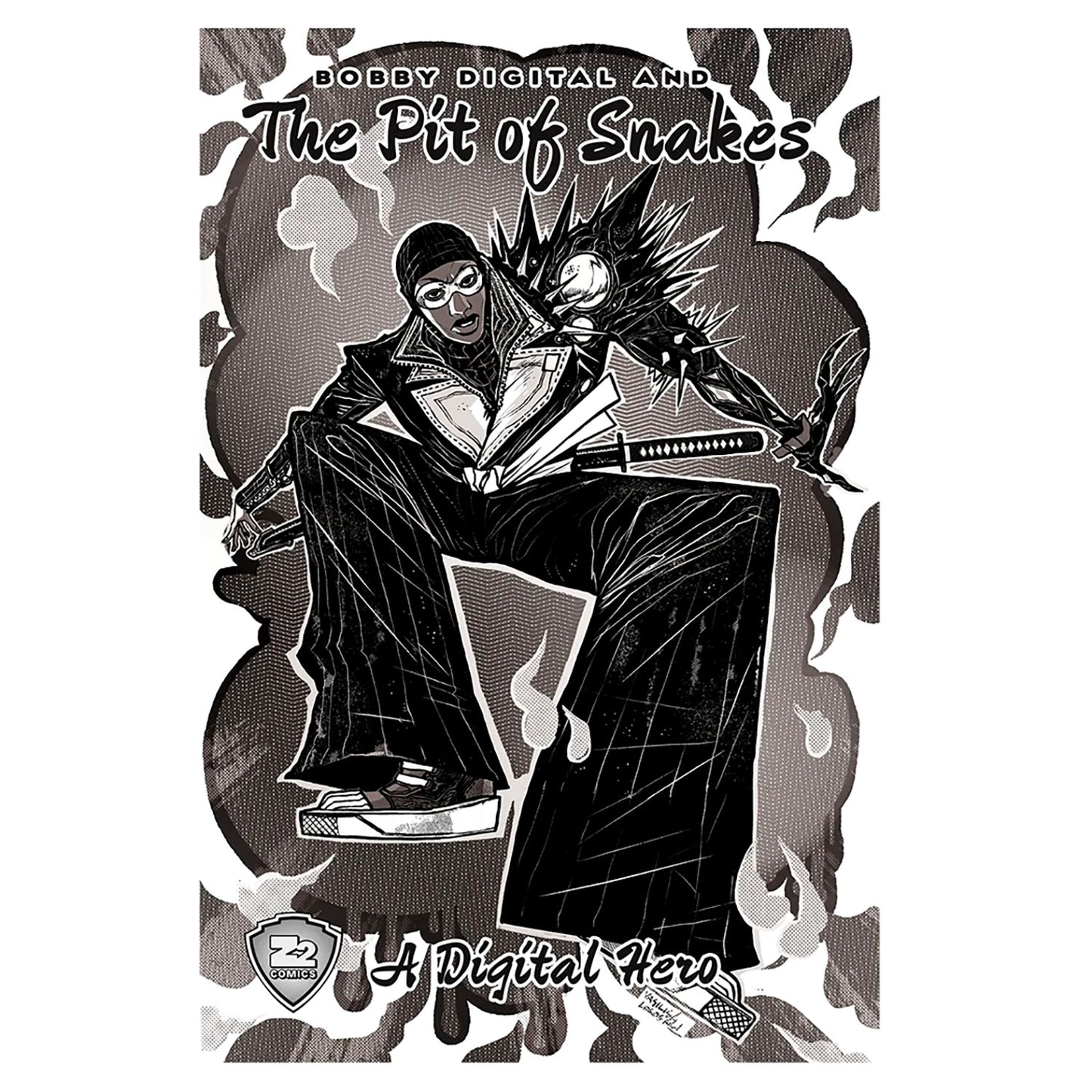 RZA Presents: Bobby Digital and The Pit of Snakes Hardcover Comic Book Front