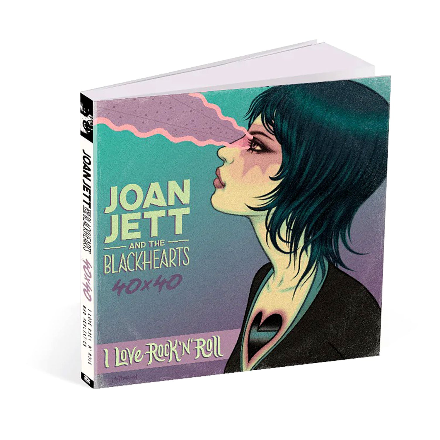 Joan Jett & THE BLACKHEARTS - 40x40: Bad Reputation/I Love Rock 'n' Roll Comic Book Back