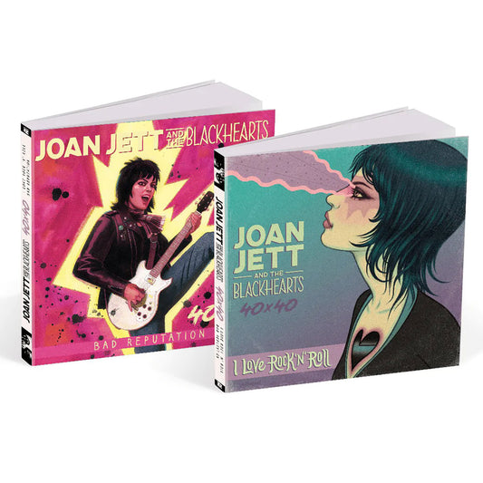 Joan Jett & THE BLACKHEARTS - 40x40: Bad Reputation/I Love Rock 'n' Roll Comic Book Front