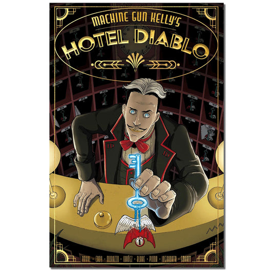 Machine Gun Kelly (Music) Machine Gun Kelly's Hotel Diablo Graphic Novel Comic Book Front