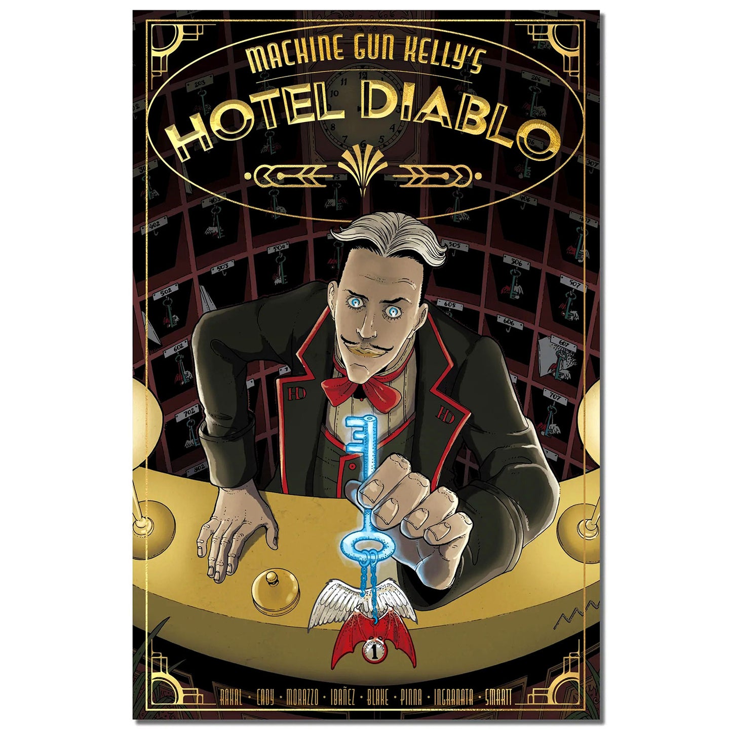 Machine Gun Kelly (Music) Machine Gun Kelly's Hotel Diablo Graphic Novel Comic Book Front