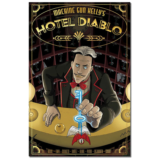 Machine Gun Kelly (Music) Machine Gun Kelly's Hotel Diablo Graphic Novel Comic Book Front