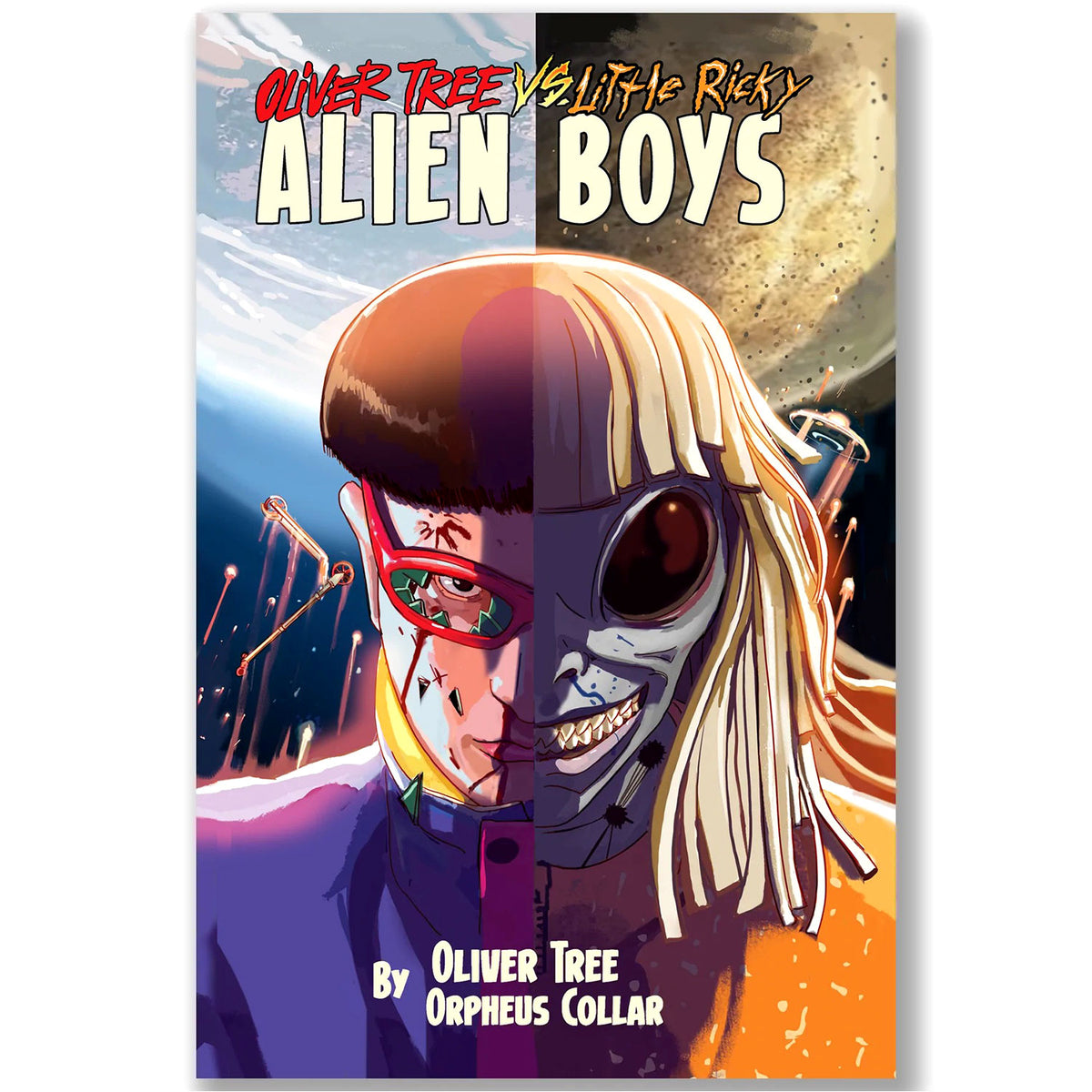 Oliver Tree vs Little Ricky: ALIEN BOYS Comic Book Front